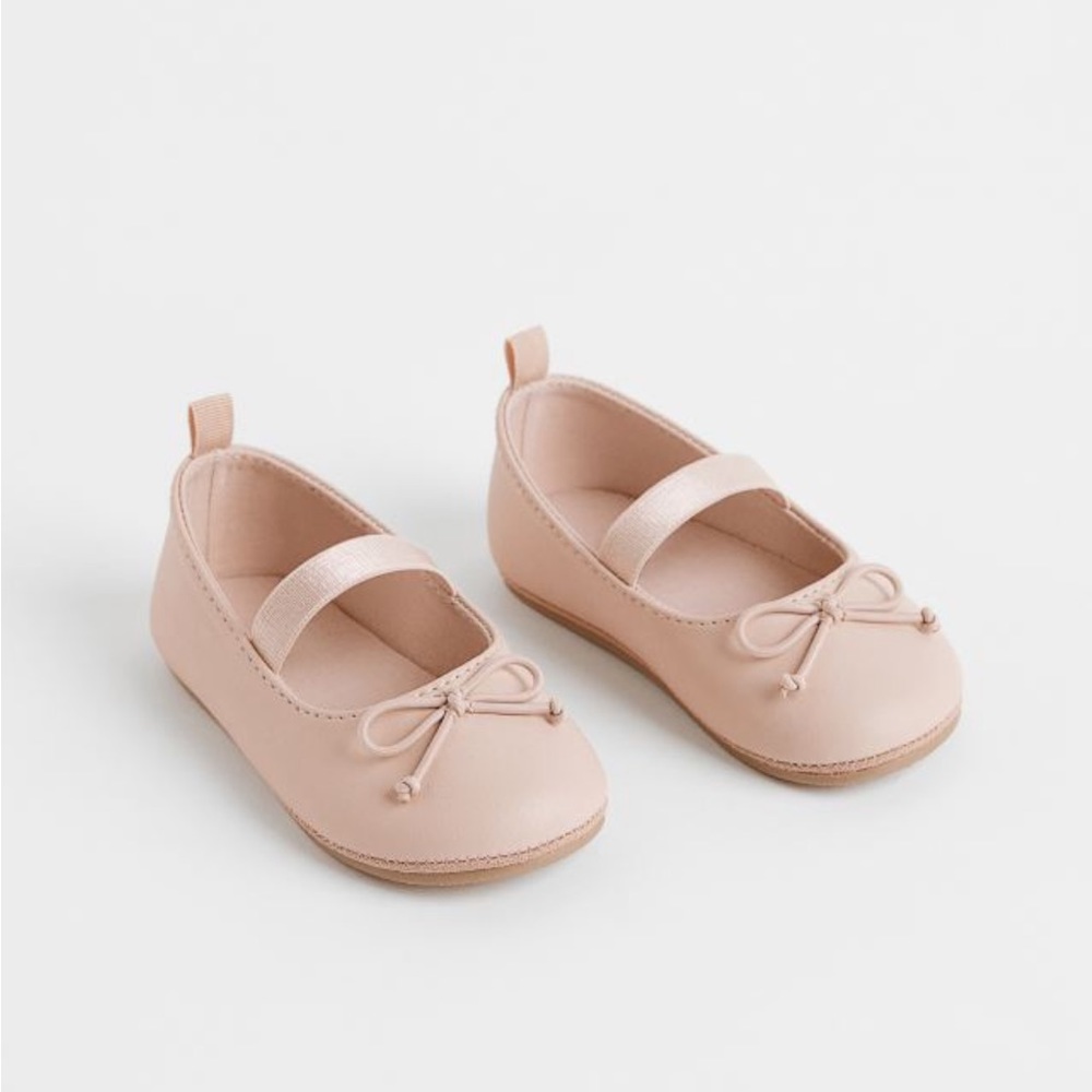 H&M Ballet Flats Light Beige Size 2-3